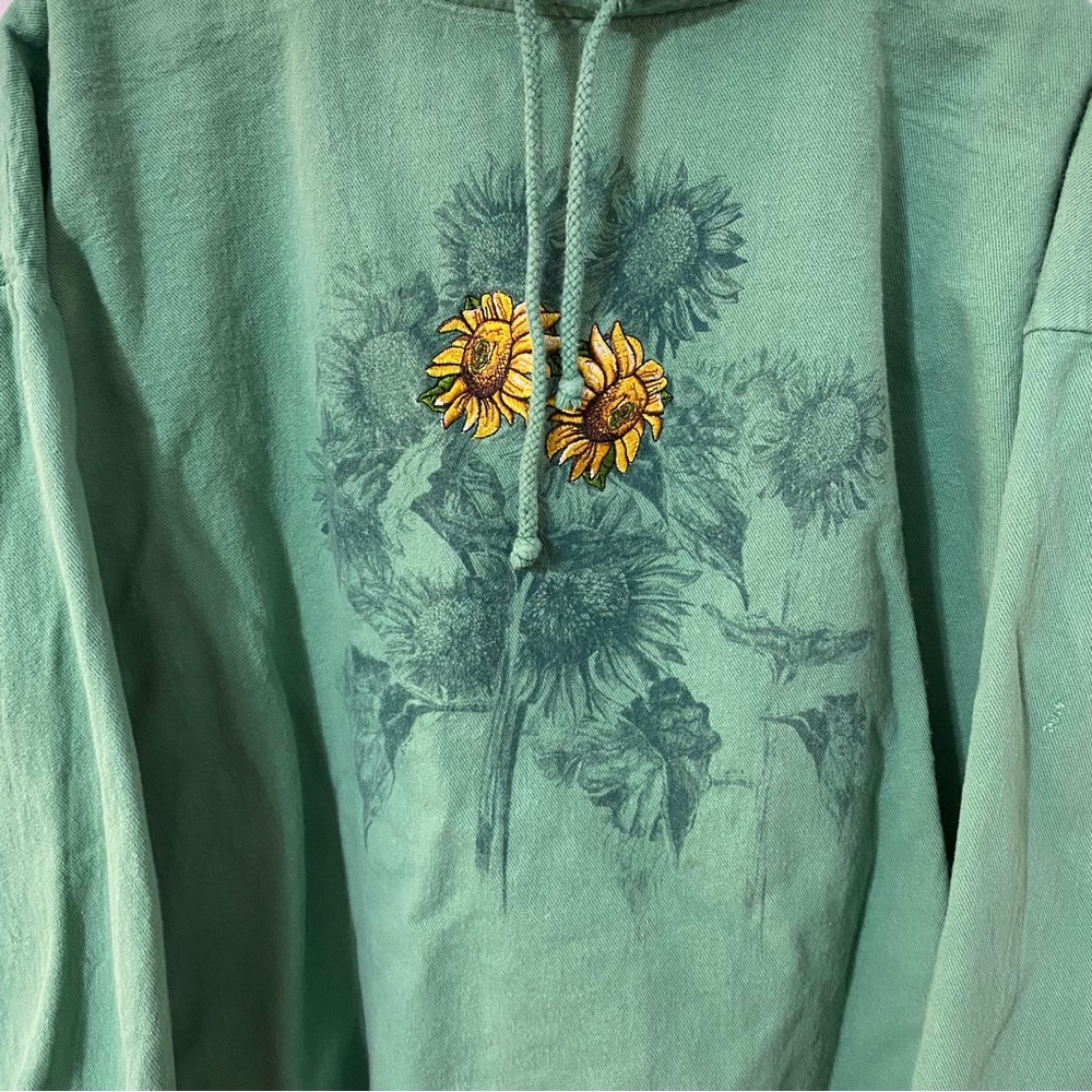 ✨SOLD✨Vintage National Wildlife Sunflower Sweater - Picture 3 of 5